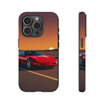 Red C4 ZR-1 King of the Hill Art Tough Phone Case