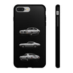 442 Phone Case Silver, Three-View Vector Tough Cover