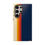 Retro Rainbow Stripe Phone Case | Tough Phone Case
