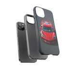 Red C8 Z06 Track Wing Tough Phone Case Cover Gift Art