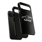 MR2 White Side Silhouette JDM Tough Phone Case Cover Gift
