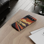 Retro Sunset Countach phone case | Sports car tough cover