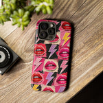 Pop Art Lips and Lightning Bolt Phone Case