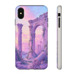 Roman Ruins Pastel Sky Vaporwave Art Tough Phone Case