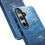 Amberjack School Phone Case, Open Water Sunlight Tough Cover