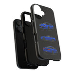 Blue 180SX JDM Sports Car Phone Case Tough Multi View