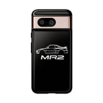 MR2 White Side Silhouette JDM Tough Phone Case Cover Gift