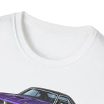 1970 Cuda purple car T-Shirt | Classic Muscle Car Tee