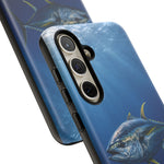 Yellowfin Tuna Phone Case, Deep Blue Water Tough Cover, Gift