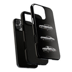 442 Phone Case Silver, Three-View Vector Tough Cover