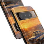 73 Chevy C10 Square body Truck Two-Tone Sunrise Tough Phone Case