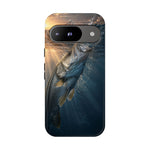 Snook Fishing Phone Case, Sunset Strike Cover for Inshore Anglers