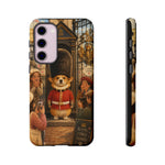Corgi Royal Guard phone case | Cute British corgi soldier illustration