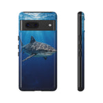 Tiger Shark Phone Case, Dappled Blue Water Tough Cover
