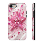 Pink Glitter Star Tough Case | Sparkle Phone Case