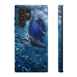 Sailfish Bait Ball Hunt Phone Case Saltwater Fishing Gift for Anglers