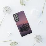 Sunset Skyline GT-R R32 phone case | car reflection, purple dusk
