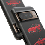 Red MR2 JDM Sports Car Phone Case Tough Multi View