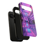 Empty Mall Escalator Vaporwave Art Tough Phone Case