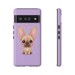 French Bulldog Bat Ears Kawaii Pet Dog Art Tough Phone Case