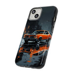 1966 GTO Orange Rainy City Tough Phone Case Cover Gift Art