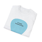 Keep Playing Guitar Pick Shirt | If Found Please Return Funny Musician Indie Rock Graphic T-Shirt