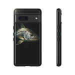 Snook Fishing Phone Case, Saltwater Portrait Black Cover, Gift