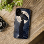 Geisha Parasol Moonlight Art Tough Phone Case