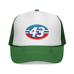 #43 Retro Racing Trucker Cap Hat | Classic Stock Car Style Mesh Snapback