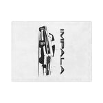 1964 Chevy Impala Lowrider Microfiber Throw Blanket Classic Car Gift
