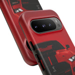 Red Mustang Art Phone Case, GT500 American Muscle Car Tough Cover