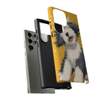Sheepdog Hair Flip Phone Case Funny Dog Lover Gift