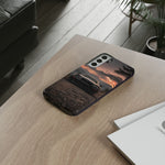 MK4 Supra Phone Case, Black JDM Sports Car Mountain Dusk Cover