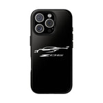 White C8 Z06 Phone Case for Chevy Fans, Tough Protective Cover