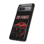 Tri-Power Classic Muscle Car GTO phone case | Retro Automotive Graphic