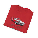 1959 Fairlane 500 Vintage Car T-Shirt | Classic Red 1950s Automobile Tee