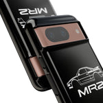MR2 White Side Silhouette JDM Tough Phone Case Cover Gift