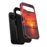 Basketball Court Sunset Phone Case | Tough Phone Case