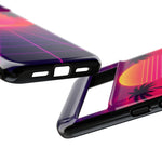 Classic Grid Sunset Vaporwave Art Tough Phone Case