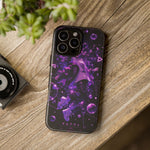 Chillout Floating Anime Girl Phone Case – Dreamy Vaporwave Aesthetic
