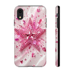 Pink Glitter Star Tough Case | Sparkle Phone Case