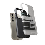 White Camaro Phone Case, ZL1 American Muscle Car Tough Cover for Men