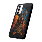 Doberman Bandana Portrait Tough Phone Case - Color Splash