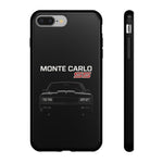 1986 Monte Carlo SS Black Front View Tough Phone Case Cover