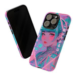 Neon Cyber Geisha phone case | Tough Case