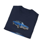 Blue 1970 Grand Prix Car T-Shirt | Classic Auto Trio Illustration