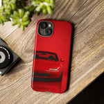 Red Miata Phone Case, NA MX5 90s JDM Roadster Tough Cover