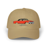 1963 Galaxie Convertible Dad Hat Classic Car Cap Red Black Top