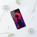 Neon Geisha Silhouette Phone Case | Tough Cover