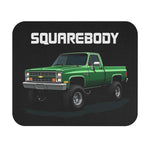 Chevy Squarebody Mouse Pad Classic Pickup Truck Desk Mat Green Chevy Gift